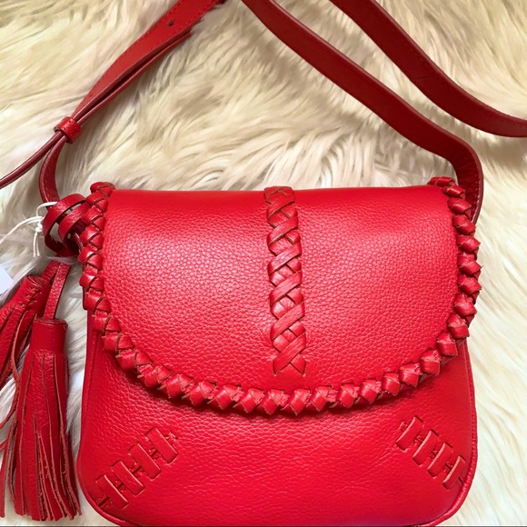 New! JACK ROGERS Ryder Tassel Crossbody Bag - Picture 5 of 14